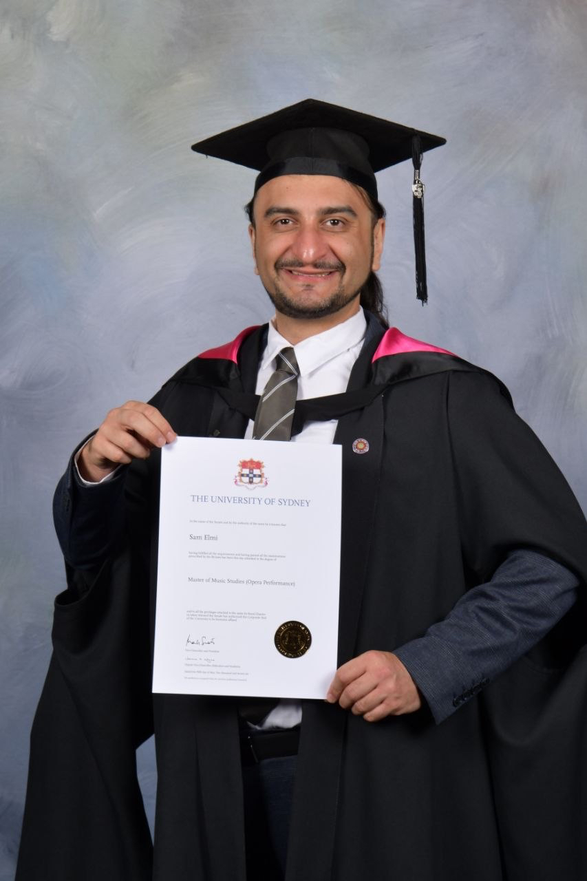 Sam Elmi graduation picture