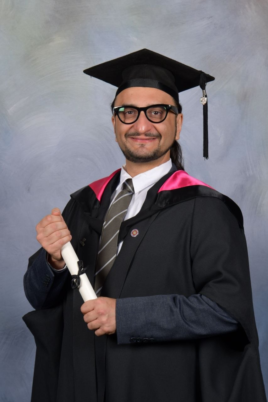Sam Elmi graduation picture