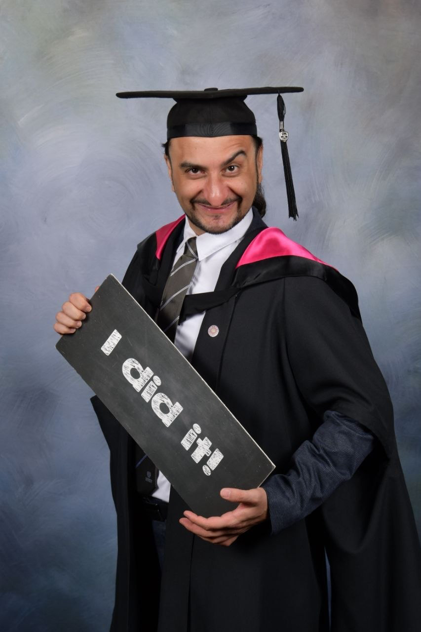 Sam Elmi graduation picture